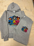 DYD Kids Wear Big Dreams Gray Hoodie & Jogger Set