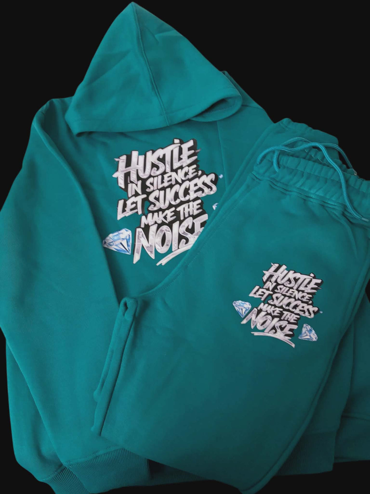 Hustle In Silence Hoodie & Jogger Set